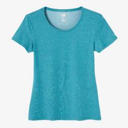 Women's Regular-Fit Fitness T-Shirt 500 - Turquoise