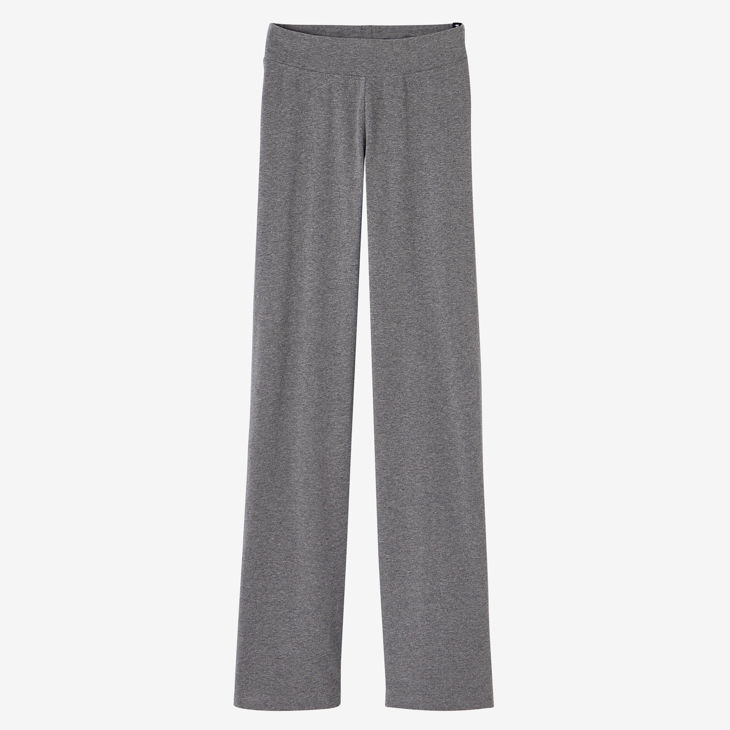 Malla legging largo fitness algodón recto Mujer - Fit+ 500 gris 5/6