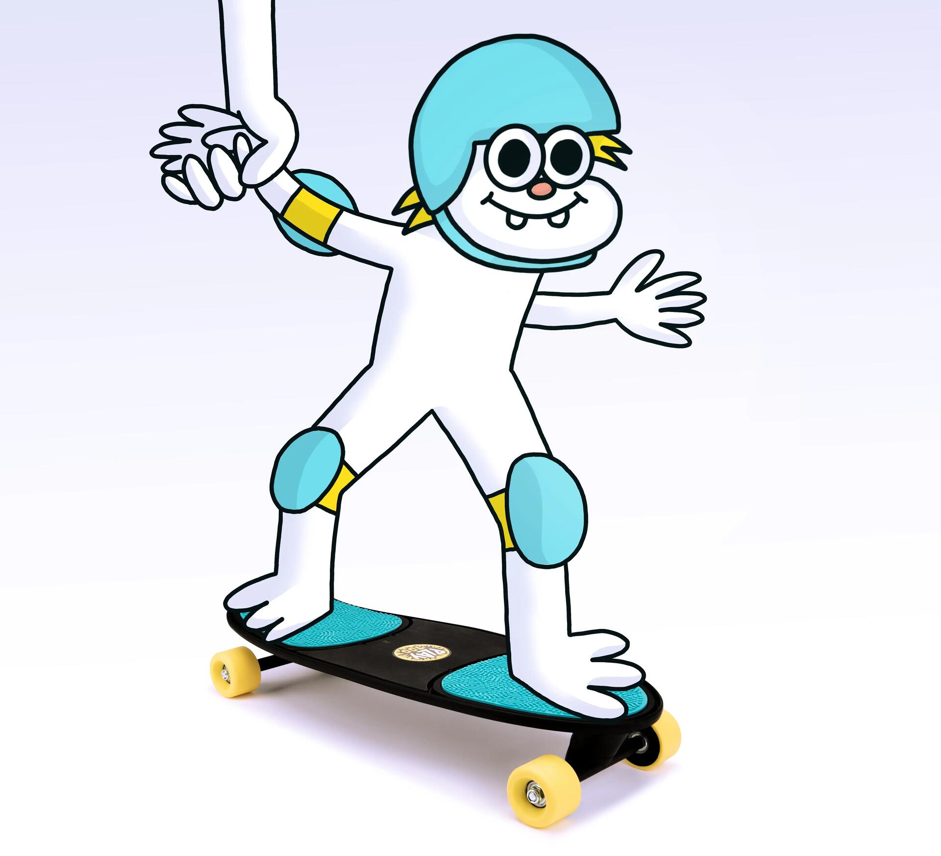 Comment utiliser un skateboard pour enfant : 5 exercices avec le play100 