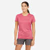 Women’s Mountain Walking Short-Sleeved T-Shirt MH100