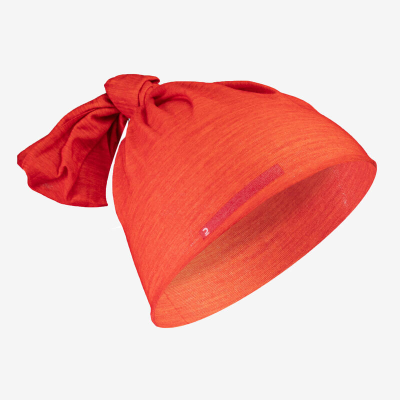 KIPRUN Unisex running neck warmer/multi-pupose headband - orange spice