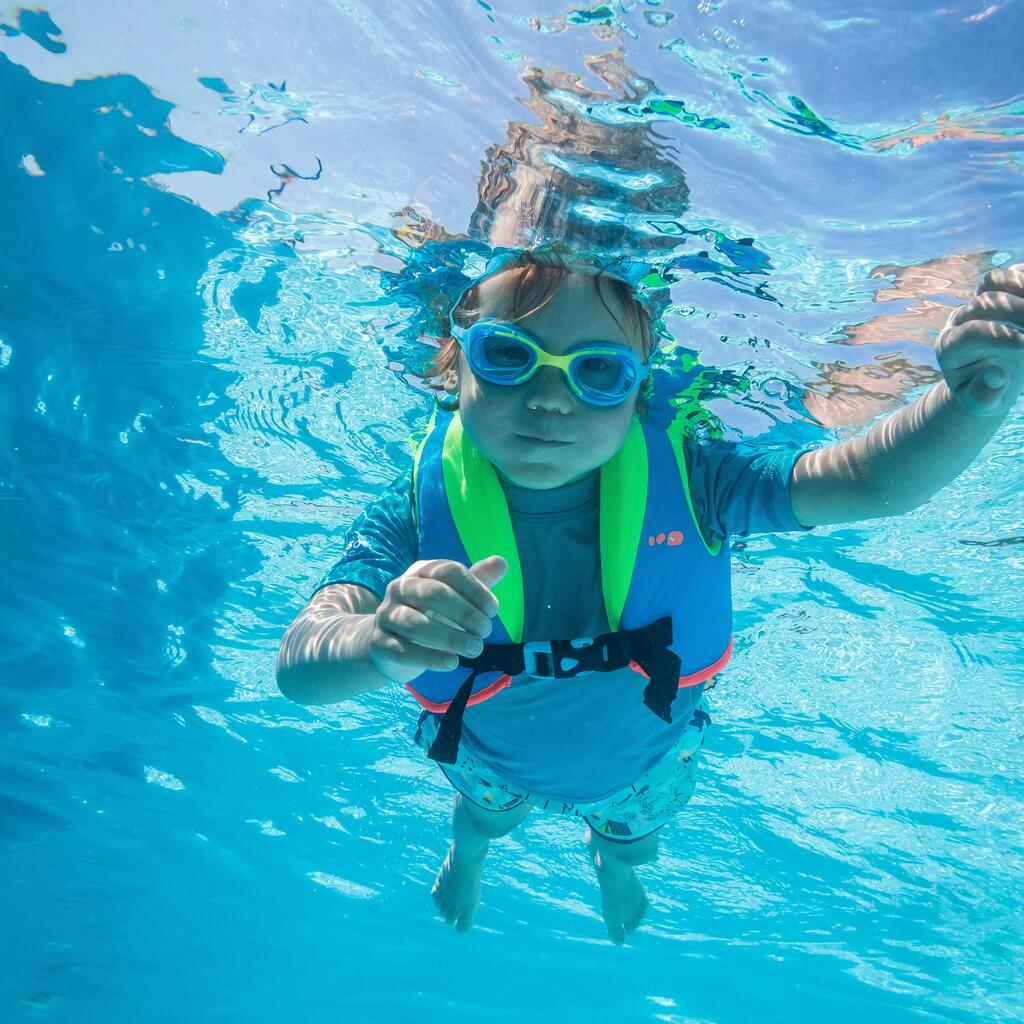 Detská plavecká vesta Swimvest+ modro-zelená