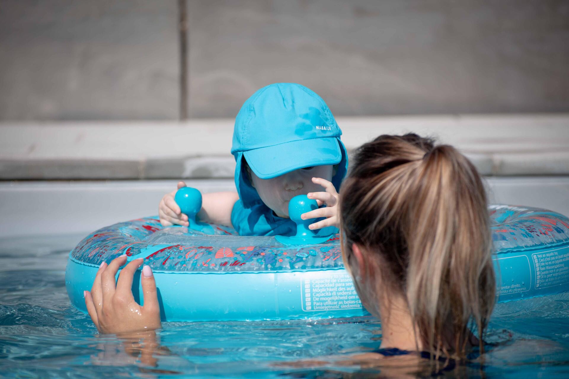 Baby Swimming UV Protection Cap Blue