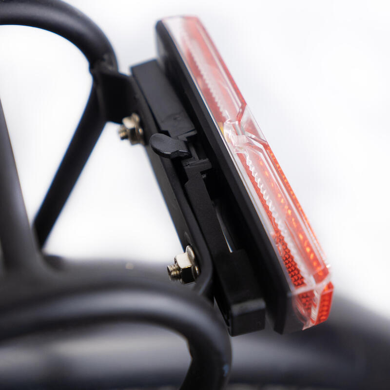 LUZ TRASEIRA PORTA-BAGAGENS BICICLETA USB OU ESPIGÃO DE SELIM