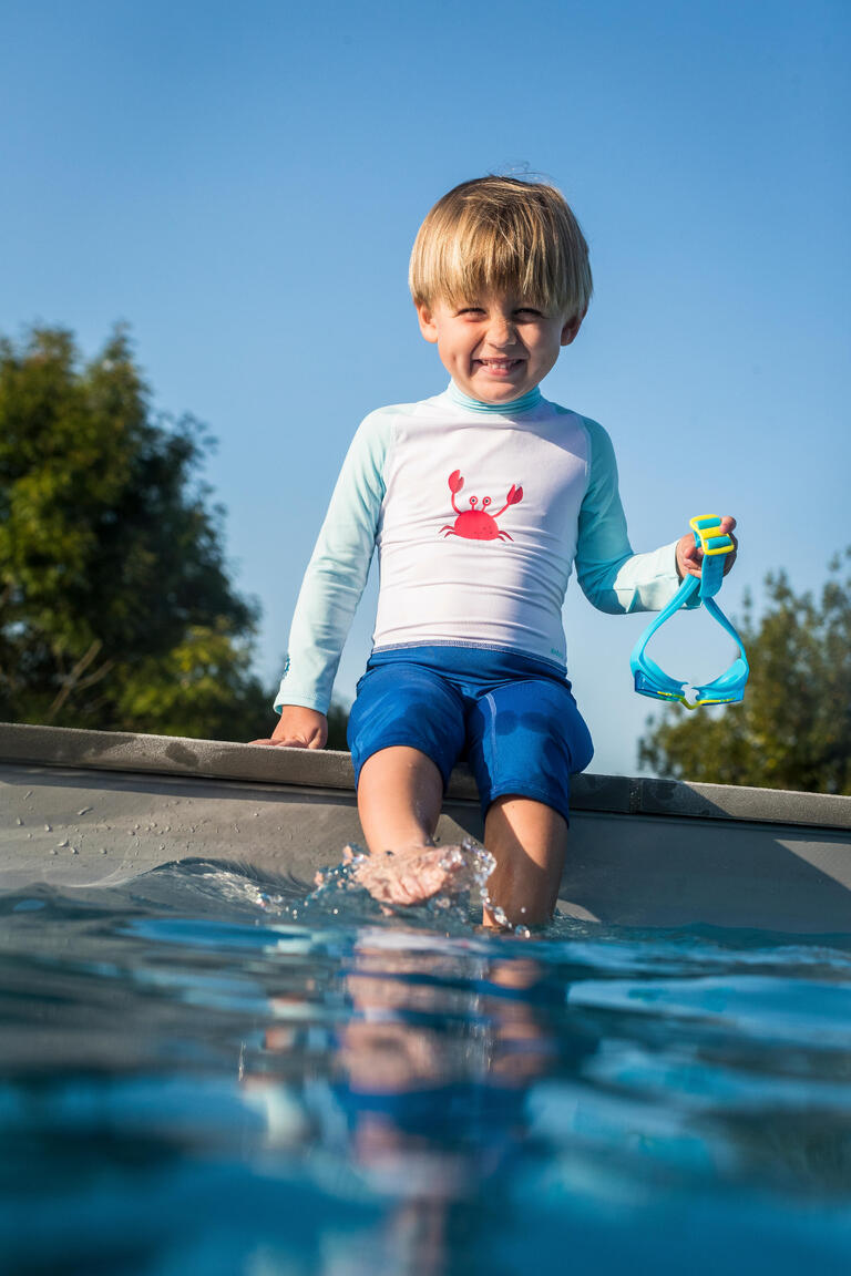 Toddler Swim Long Sleeves Neon 