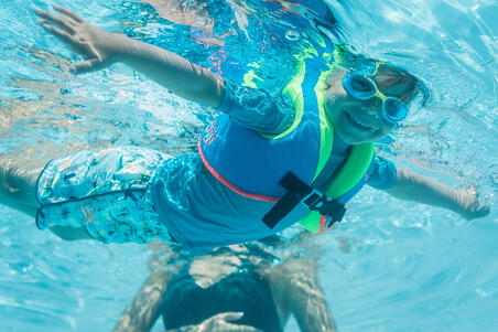 Gilet de natation SWIMVEST+ bleu-vert -25-35 kg - Maroc | achat en ligne |  Decathlon