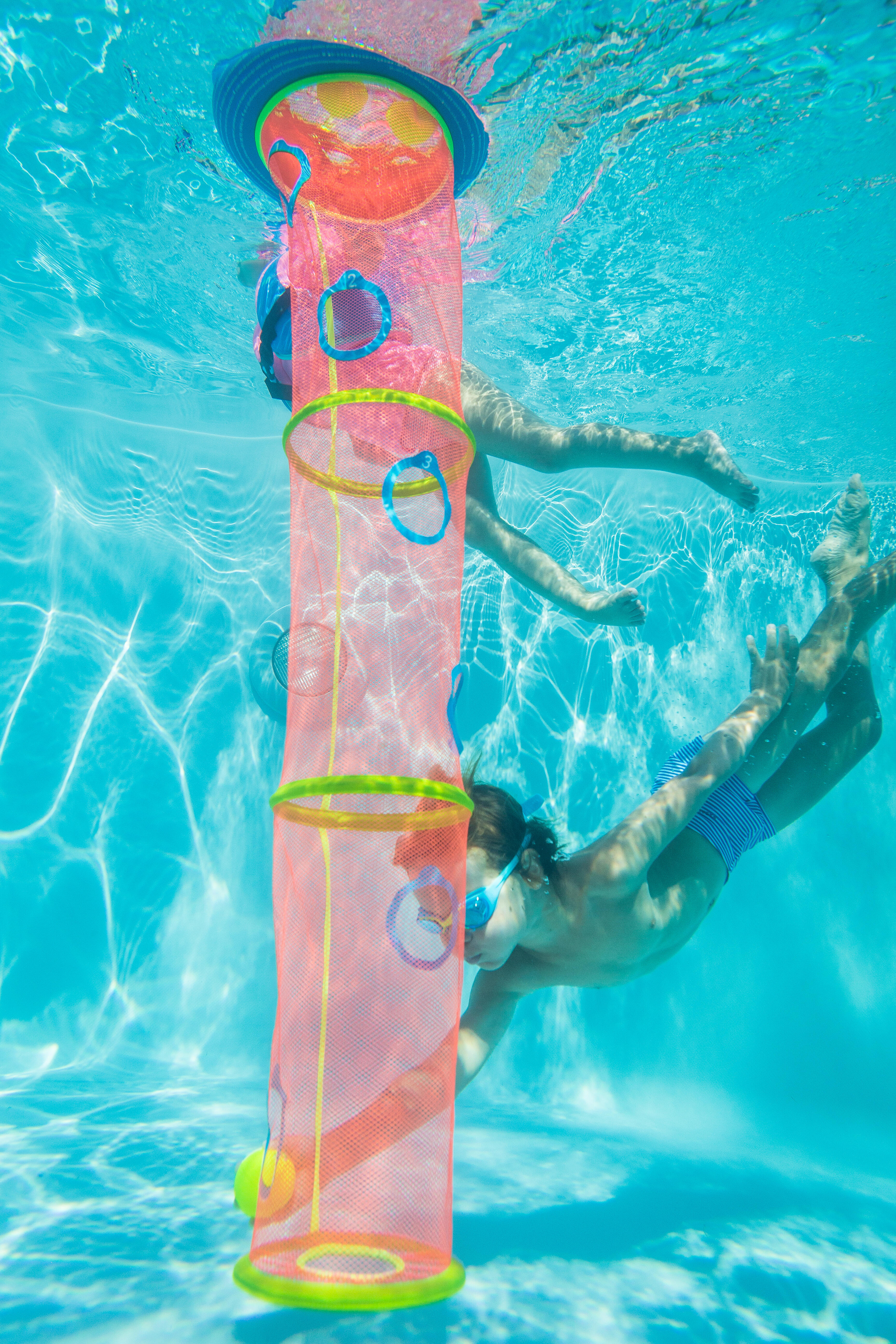 Underwater Pool Game Bag + Net + 3 Balls - NABAIJI
