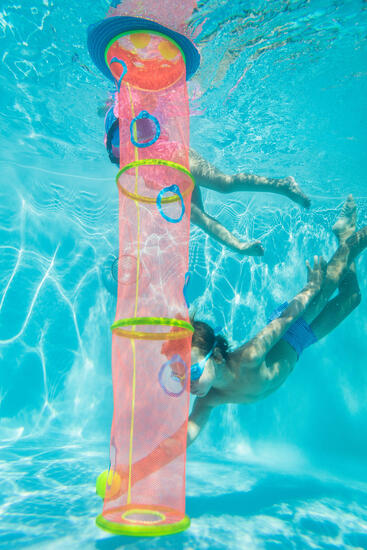 Tauchspiel Tasche Netz 3 Bälle - Tiball