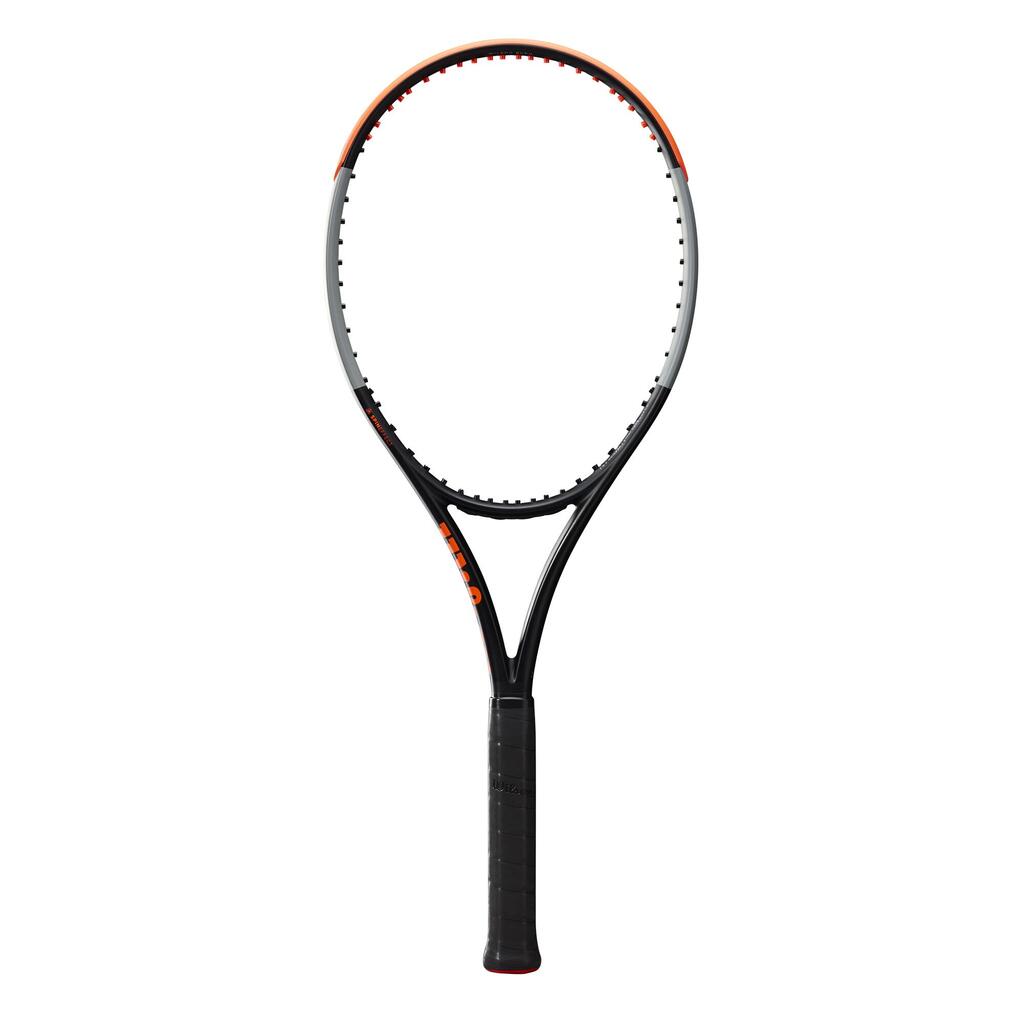 TENISKI REKET BURN 100LS V4 280 g ZA ODRASLE - CRNO/NARANDŽASTI