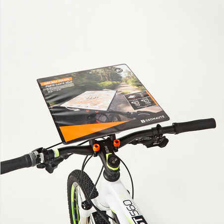 New version of mountain bike orienteering and adventure race map holder