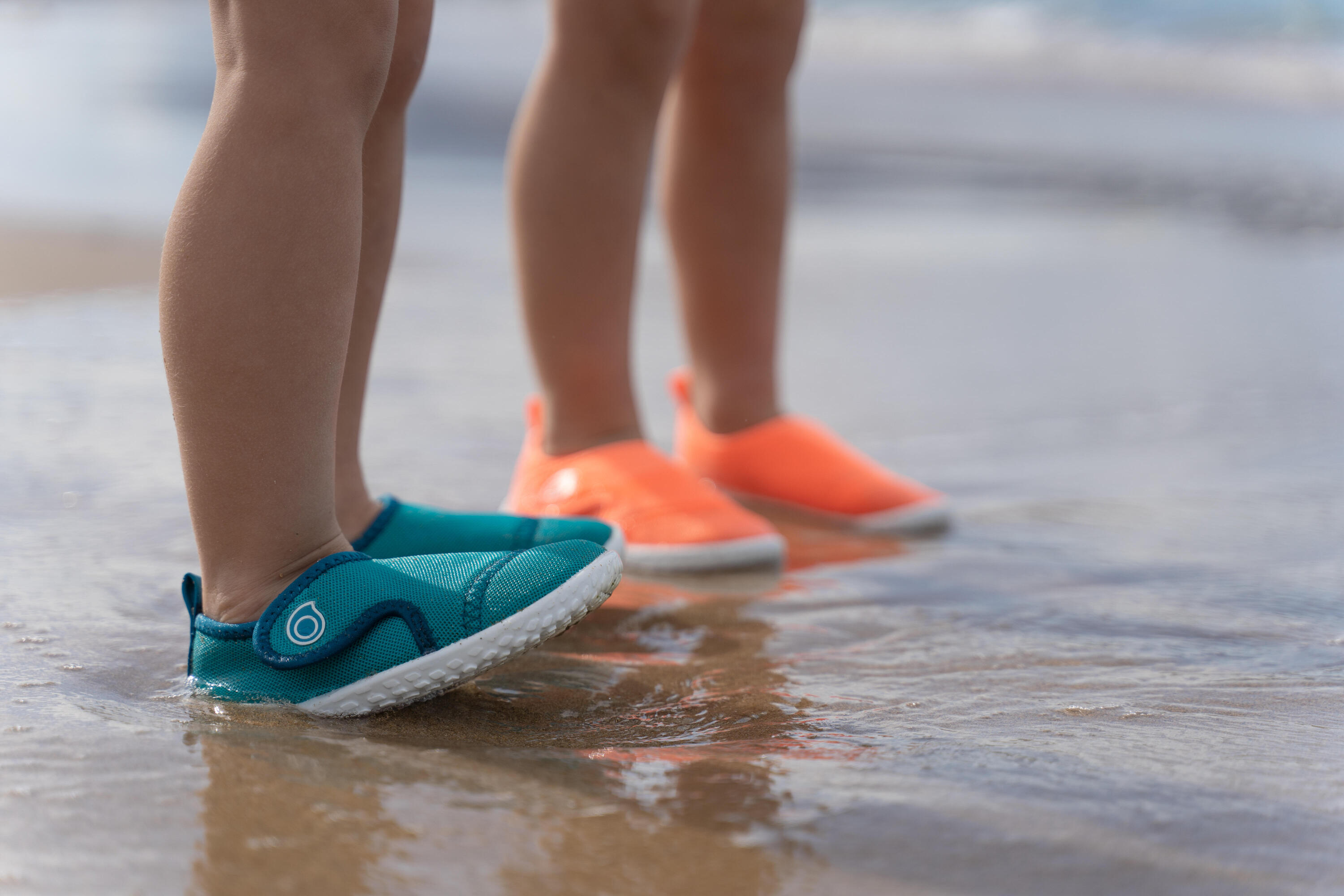 Chaussures aquatiques Bébé - Aquashoes 100 Turquoise 10/12