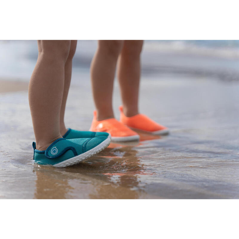 Waterschoenen voor peuters Aquashoes 100 turkoois