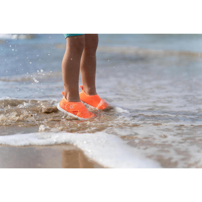 Chaussures aquatiques Bébé - Aquashoes 100 Corail
