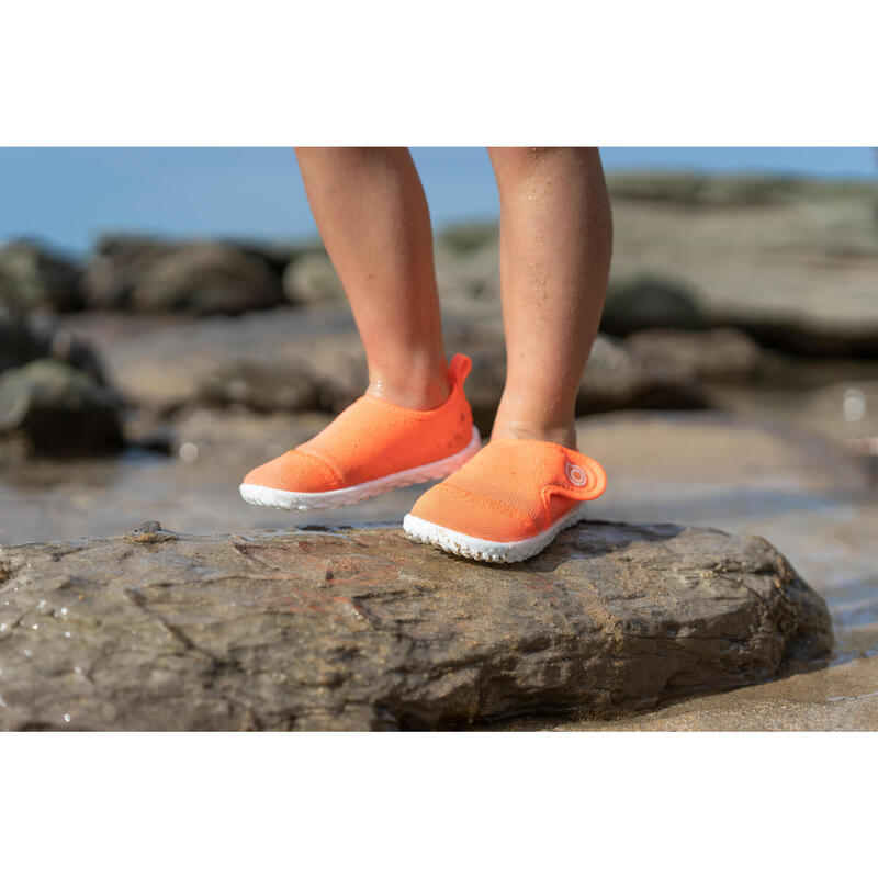 Chaussures aquatiques Bébé - Aquashoes 100 Corail