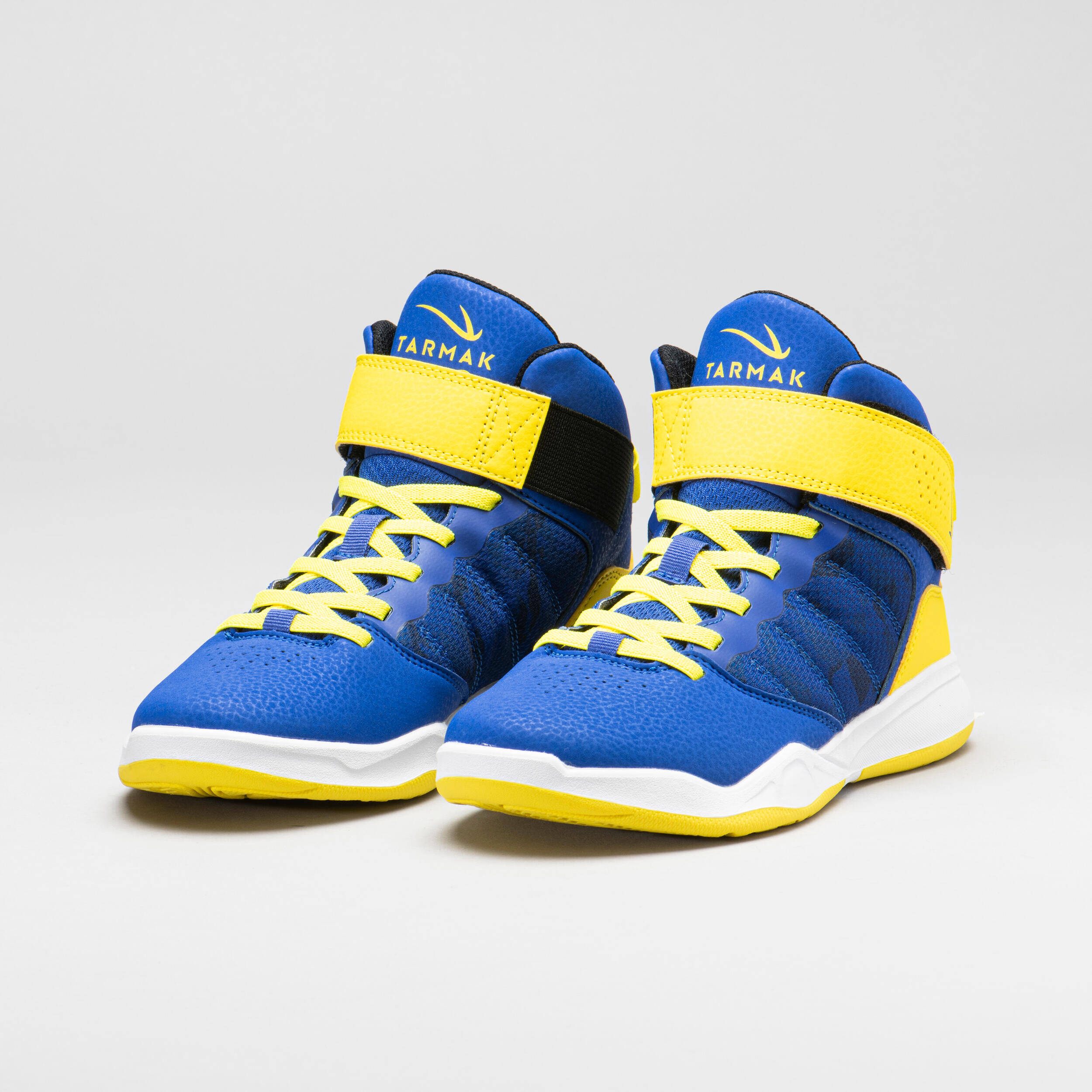 Kids Basketball Shoes SE100 - Blue and Yellow -  2