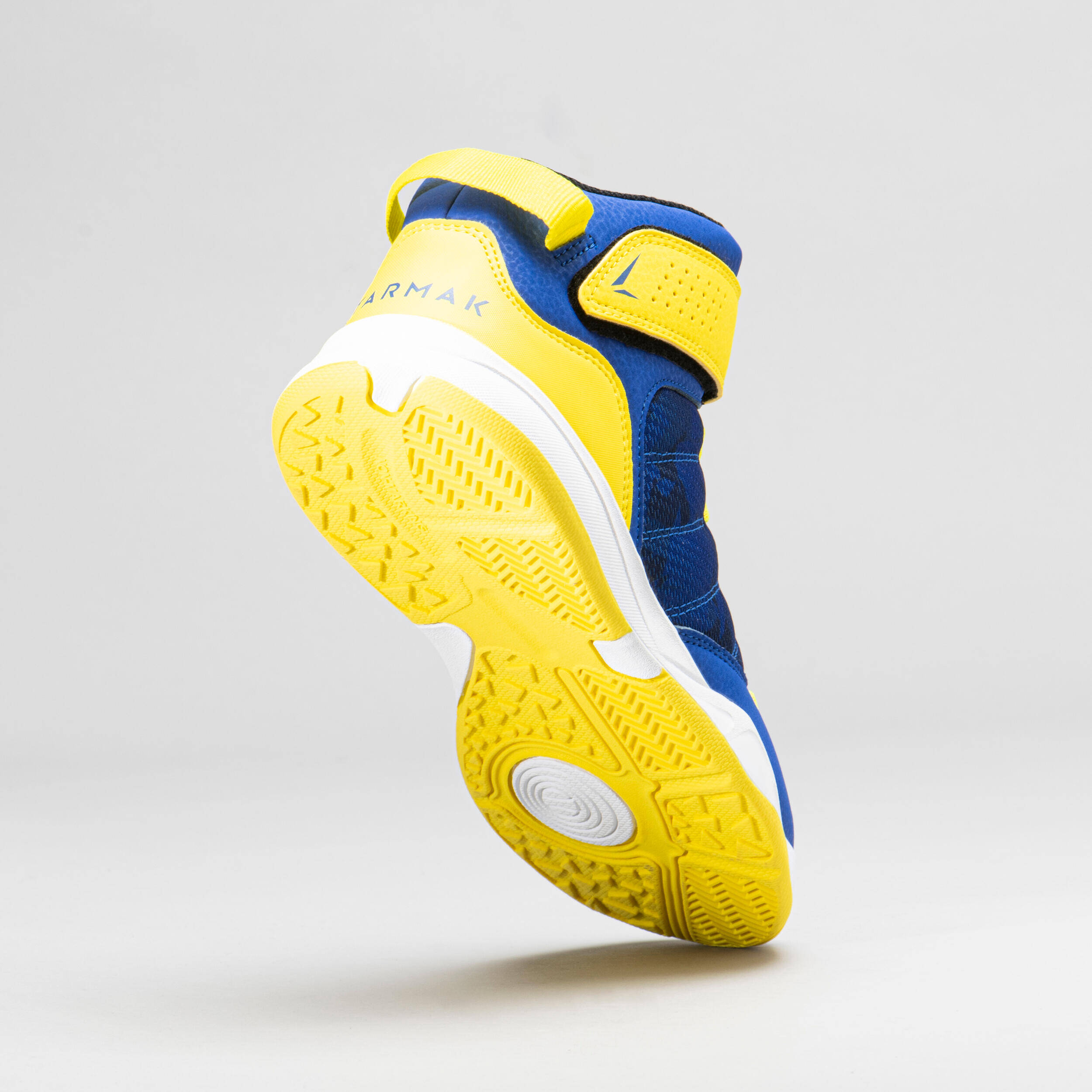 Kids Basketball Shoes SE100 - Blue and Yellow -  4