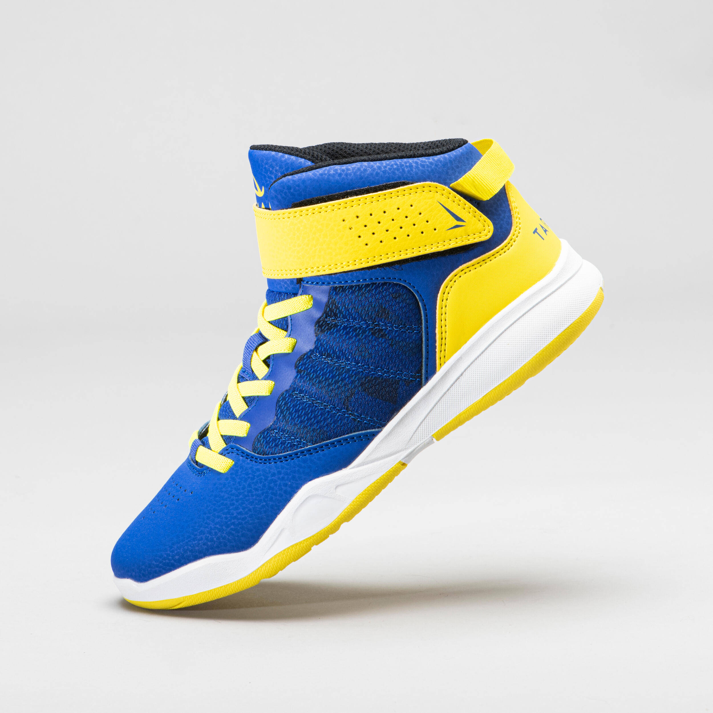 Kids Basketball Shoes SE100 - Blue and Yellow -  5