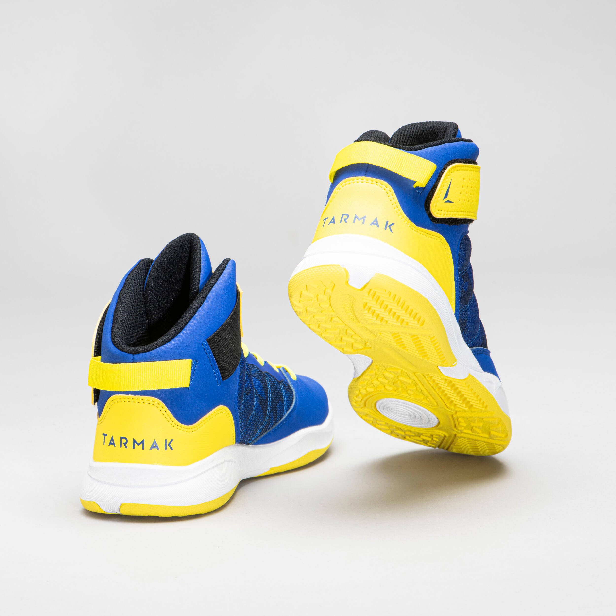 Kids Basketball Shoes SE100 - Blue and Yellow -  3