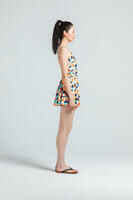 Women's 1-Piece Skirt Swimsuit - CN Amber - GEOWALL
