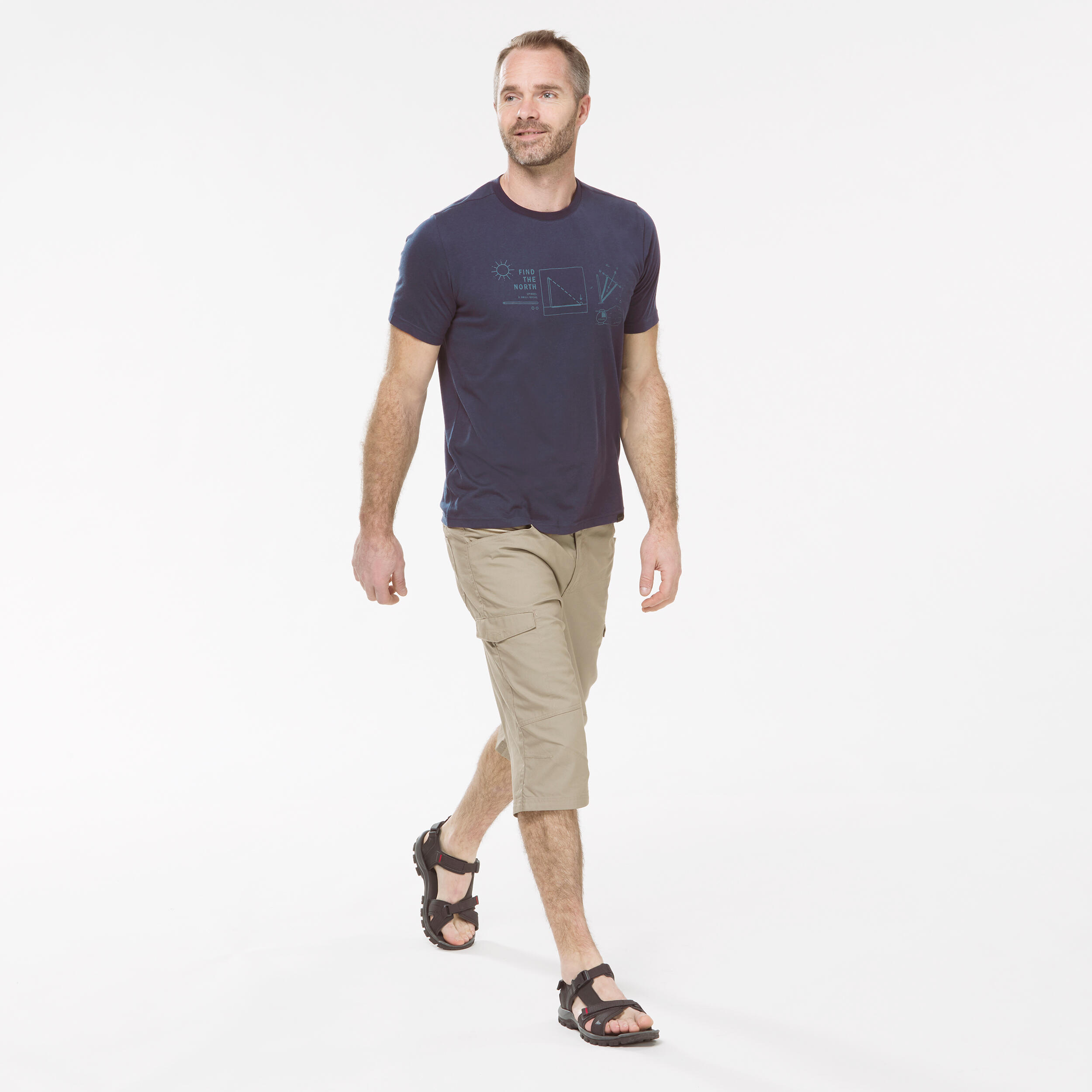 Men's Hiking T-shirt NH500 2/8