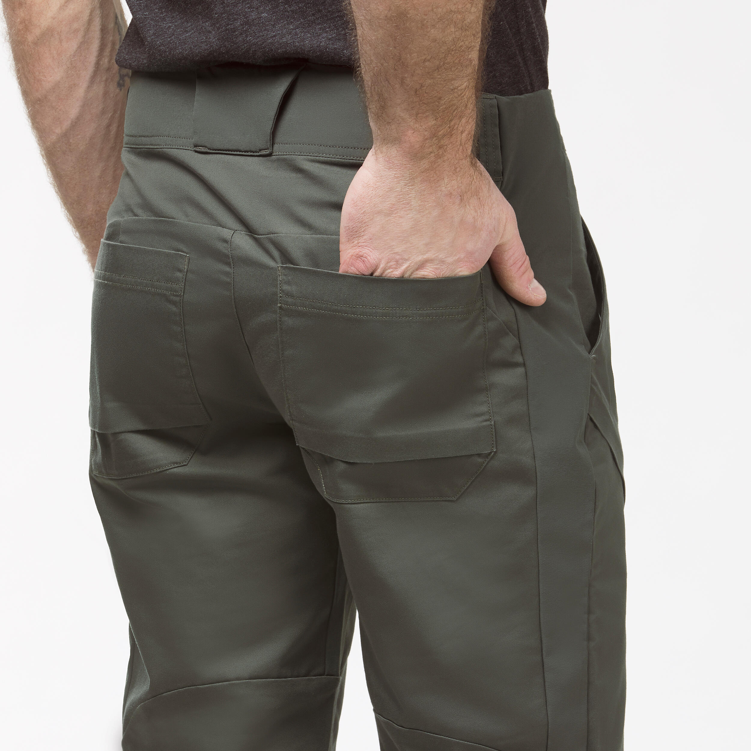 Buy Men's Slim Fit Blue Hiking Pants NH500 Online | Decathlon