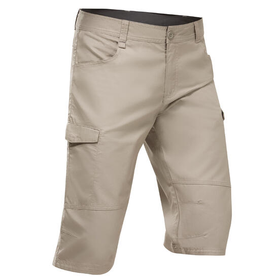 Bermuda de randonnée homme, NH500 beige