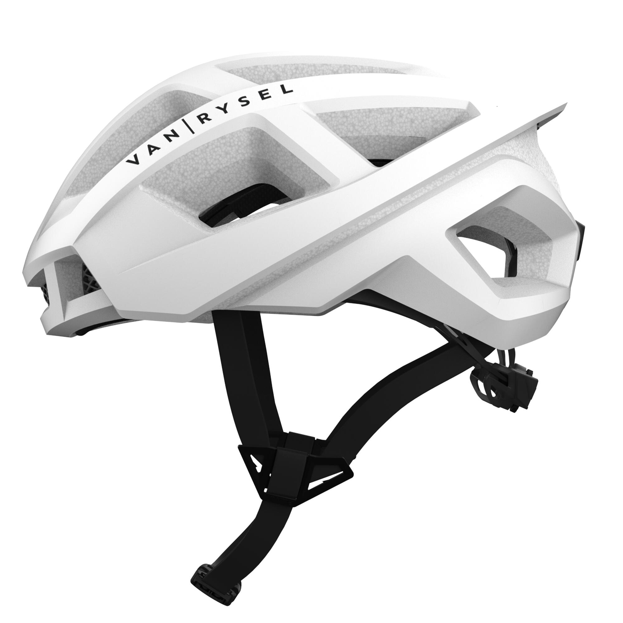 Cycling Helmet Racer White Decathlon