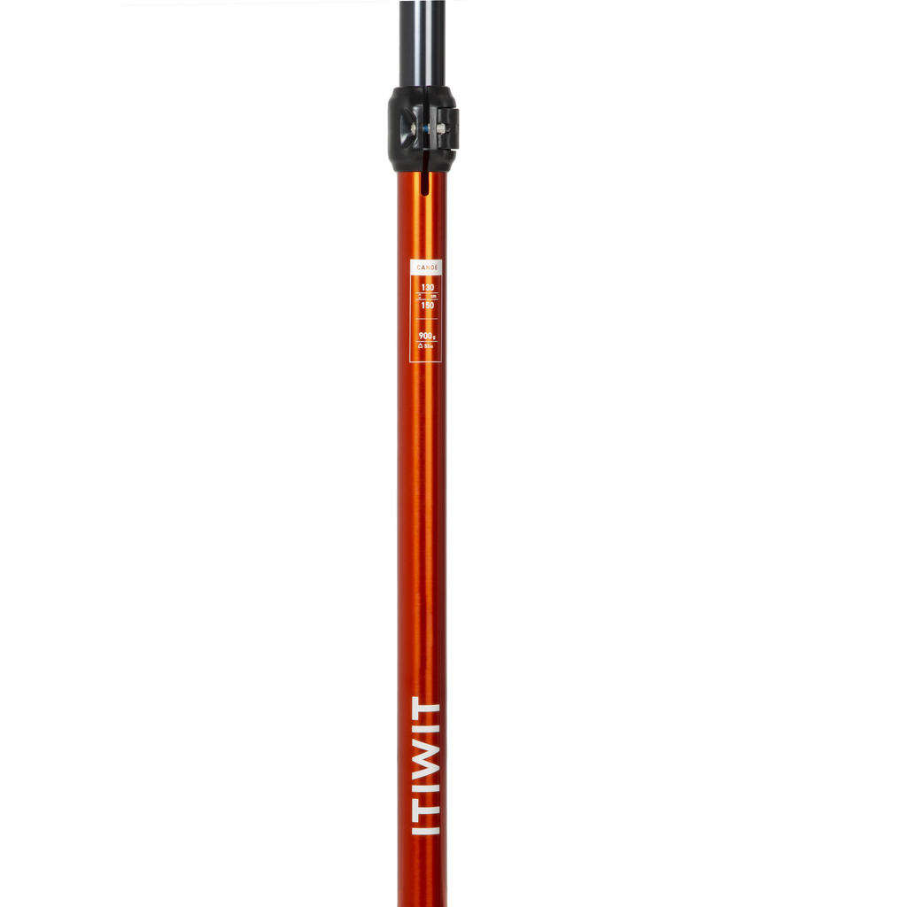 VESLO ZA KANU 100 PODESIVO 130/150 cm ALUMINIJUMSKO JEDNODELNO