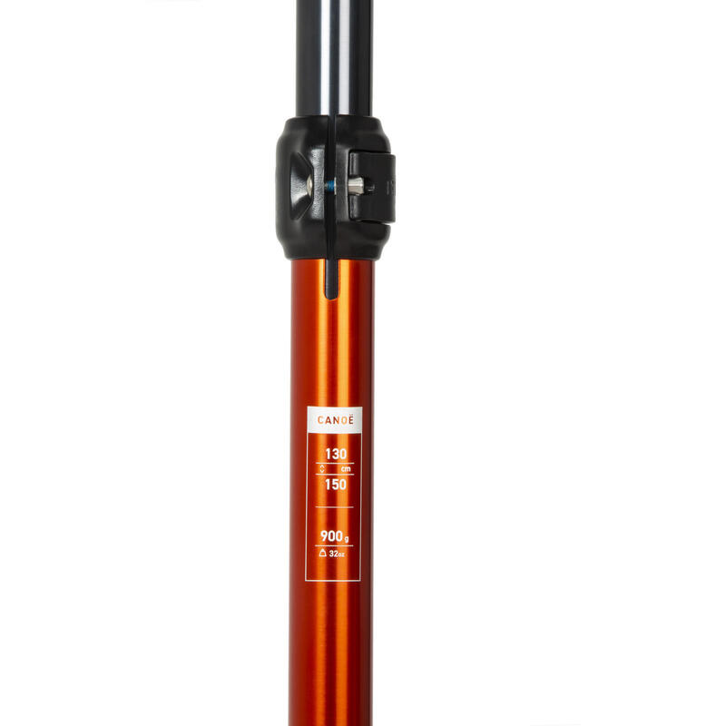 Pagaia canoa X100 regolabile alluminio 130/150 cm