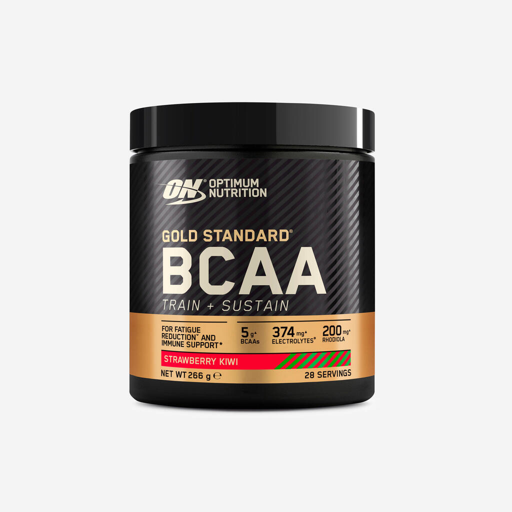 Aminoskābju pulveris “BCAA Train & Sustain”, 266 g, ar zemeņu un kivi garšu