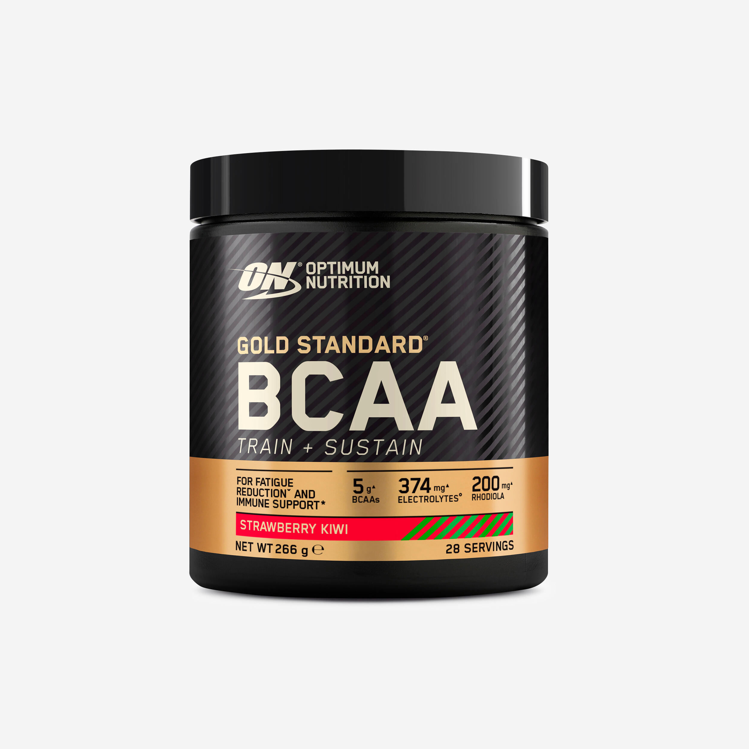 OPTIMUM NUTRITION BCAA Train + Sustain jahoda-kiwi 266 g UNI