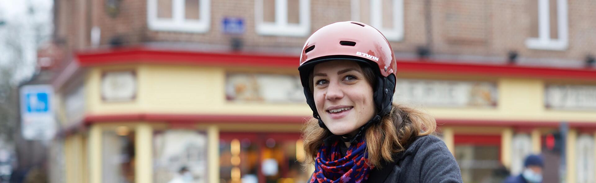 Casco bicicleta ciudad