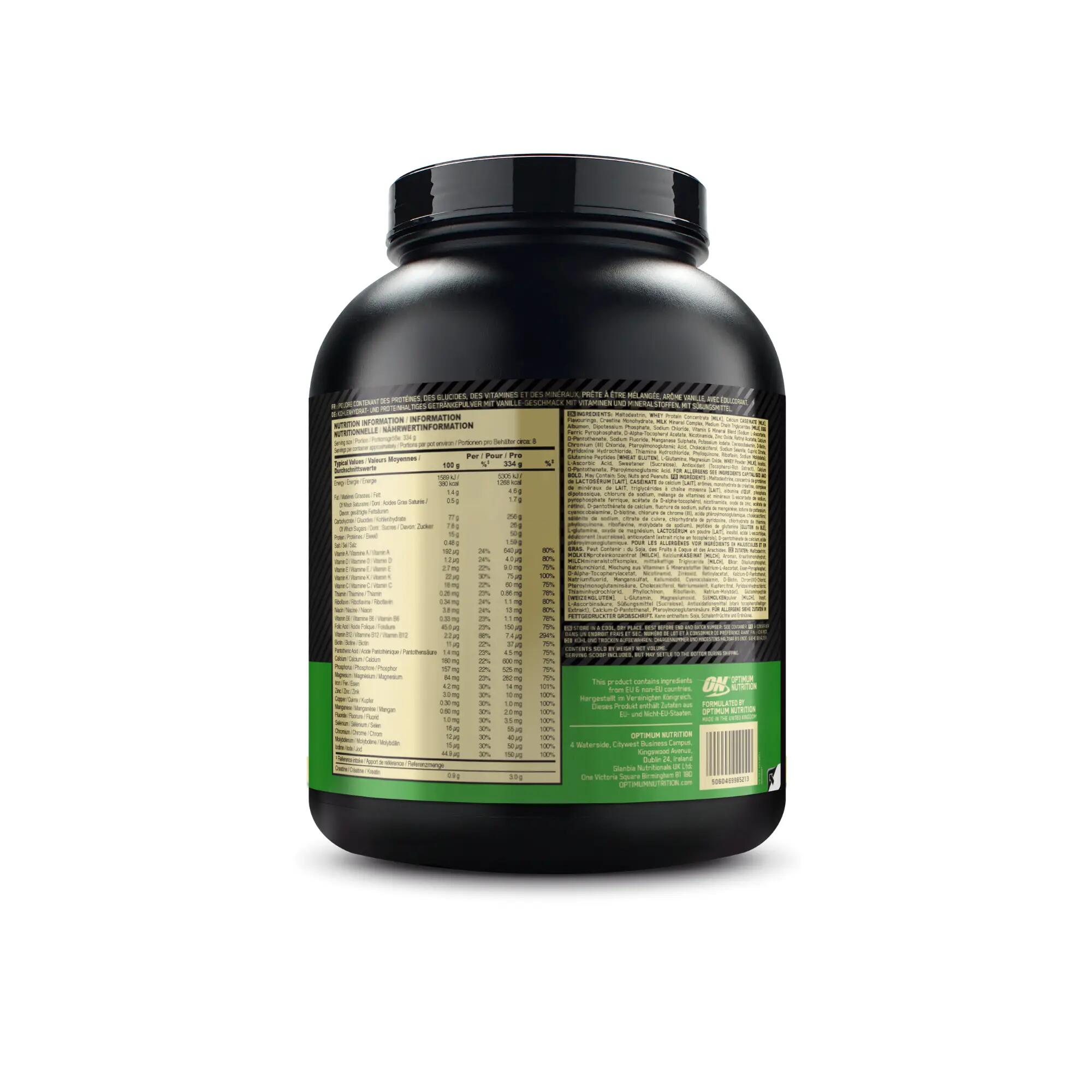 Proteine SERIOUS MASS Vanilie 2,7 kg 9/9