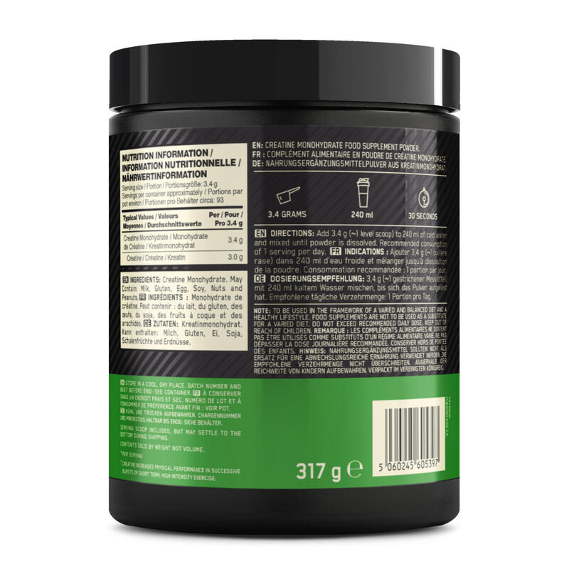 Optimum Nutrition Creatine Powder 317 G
