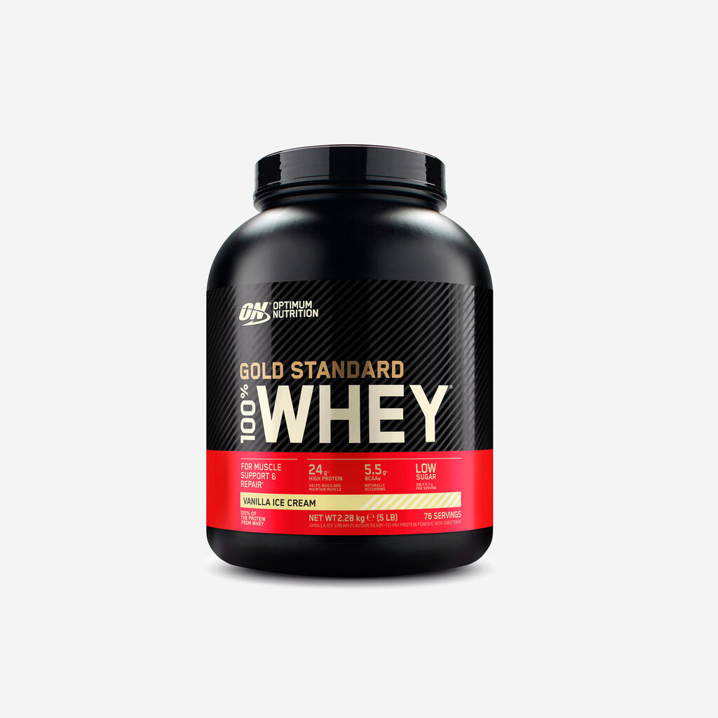 Vadakuvalk Whey Protein Gold Standard, 2,2 kg, vaniljejäätisemaitseline