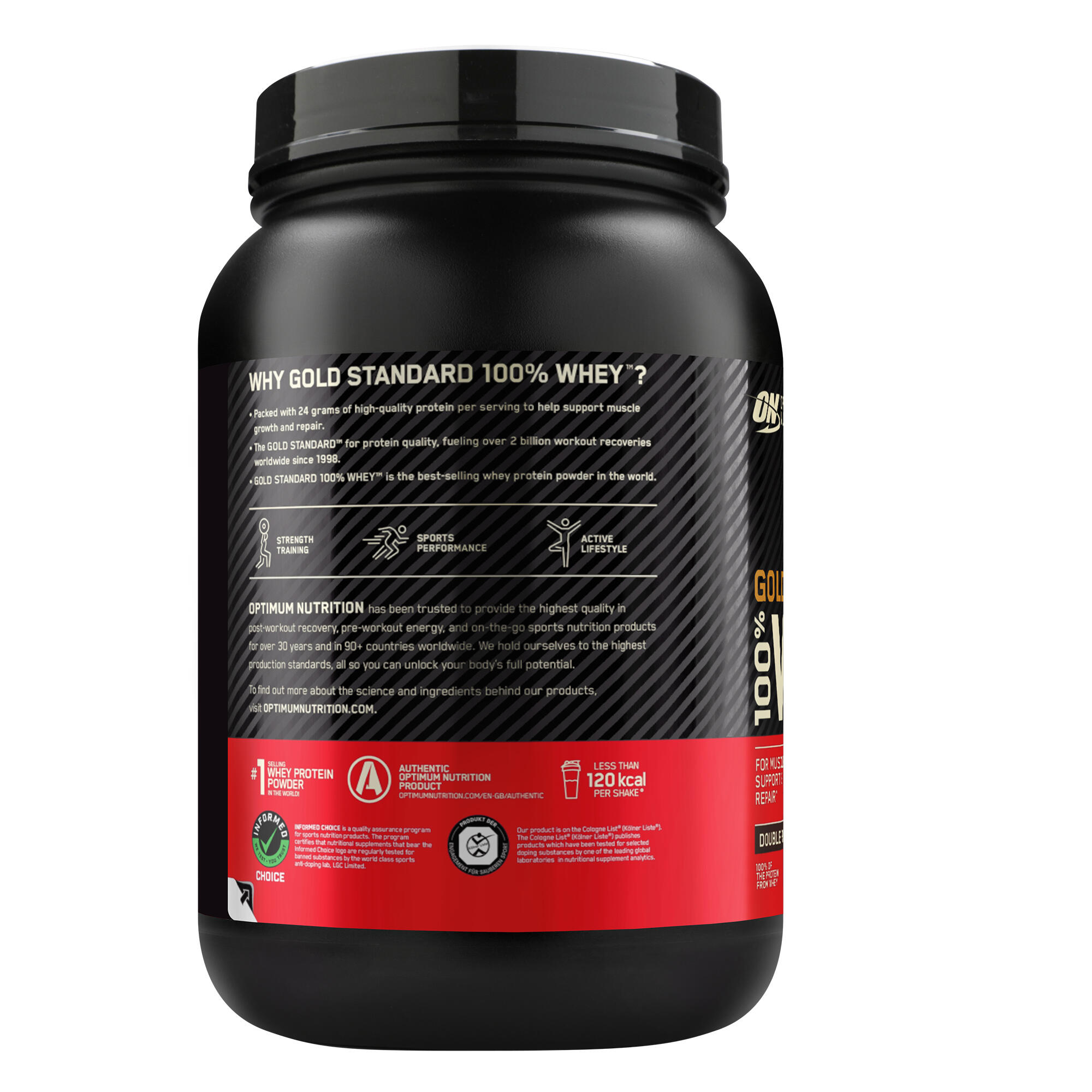 908 g Whey Protein Gold Standard - Double Rich Chocolate 2/3