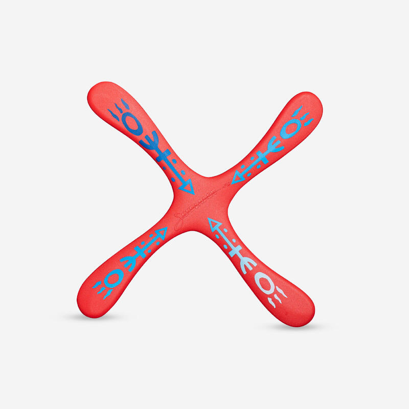 Čtyřramenný bumerang Skyblader pro praváky červený 