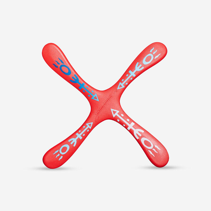 Čtyřramenný bumerang Skyblader pro leváky červený 