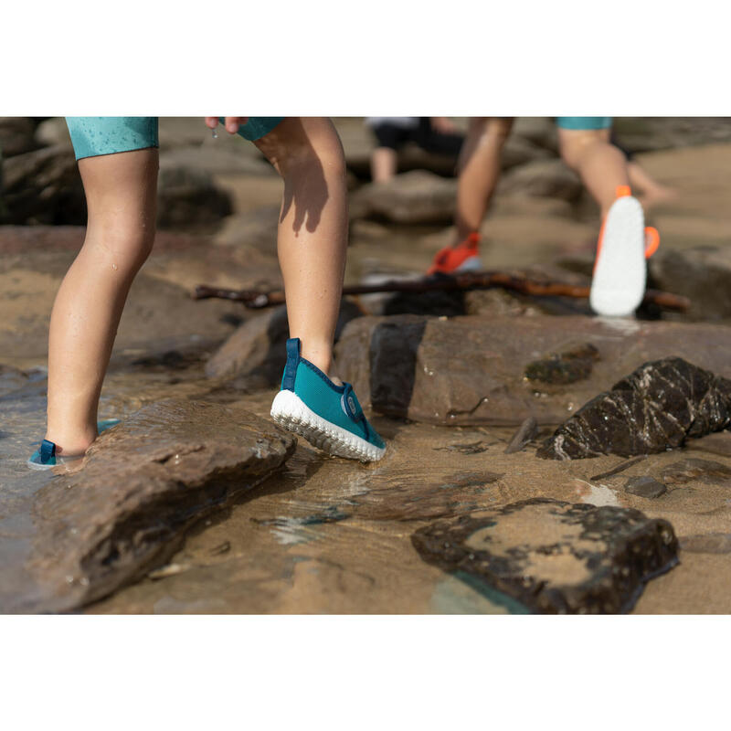 Chaussures aquatiques Bébé - Aquashoes 100 Turquoise