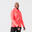 Veste running coupe vent femme - Wind corail fluo