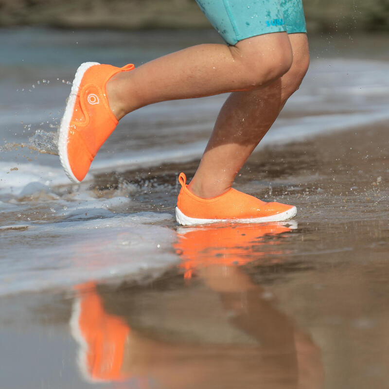 Waterschoenen voor peuters Aquashoes 100 koraalrood