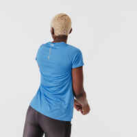 Women's short-sleeved breathable running T-shirt Dry - blue