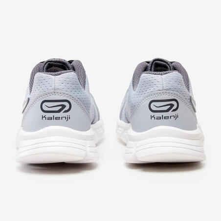 Chaussures jogging - RUN 100 gris