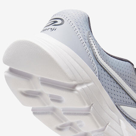 Chaussures jogging - RUN 100 gris