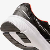 حذاء RUN CUSHION للجري للسيدات – أسود/ مرجاني