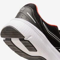 Chaussures de jogging coussin noir corail – Femmes