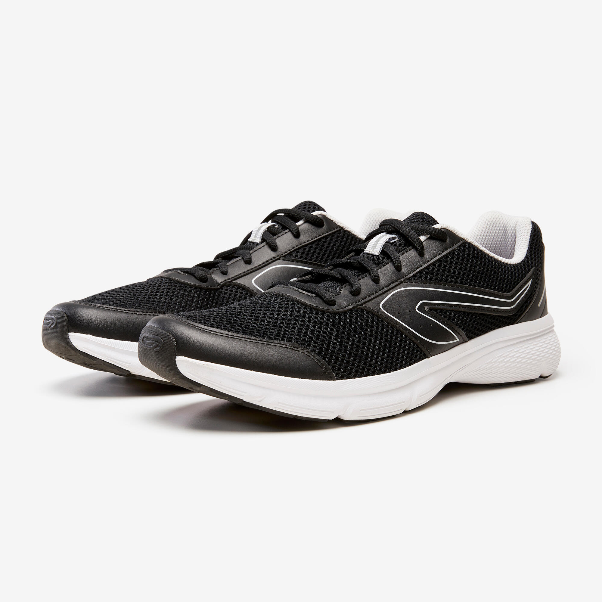 Men's Running Shoes - Run Active Black/Grey - black - Kalenji - Decathlon