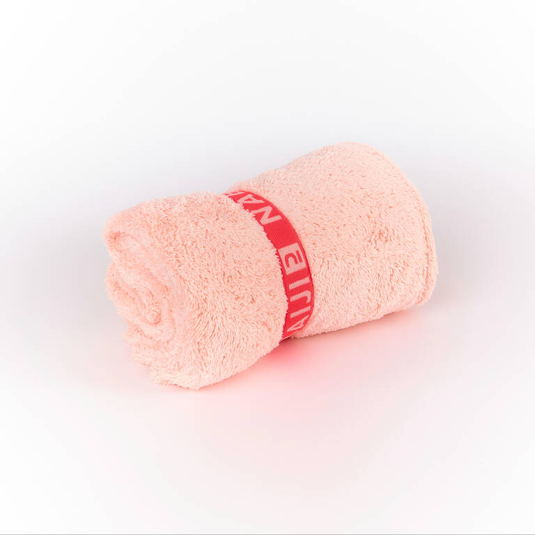 Ultra-soft microfibre swimming towel size L 80 x 130 cm - light pink