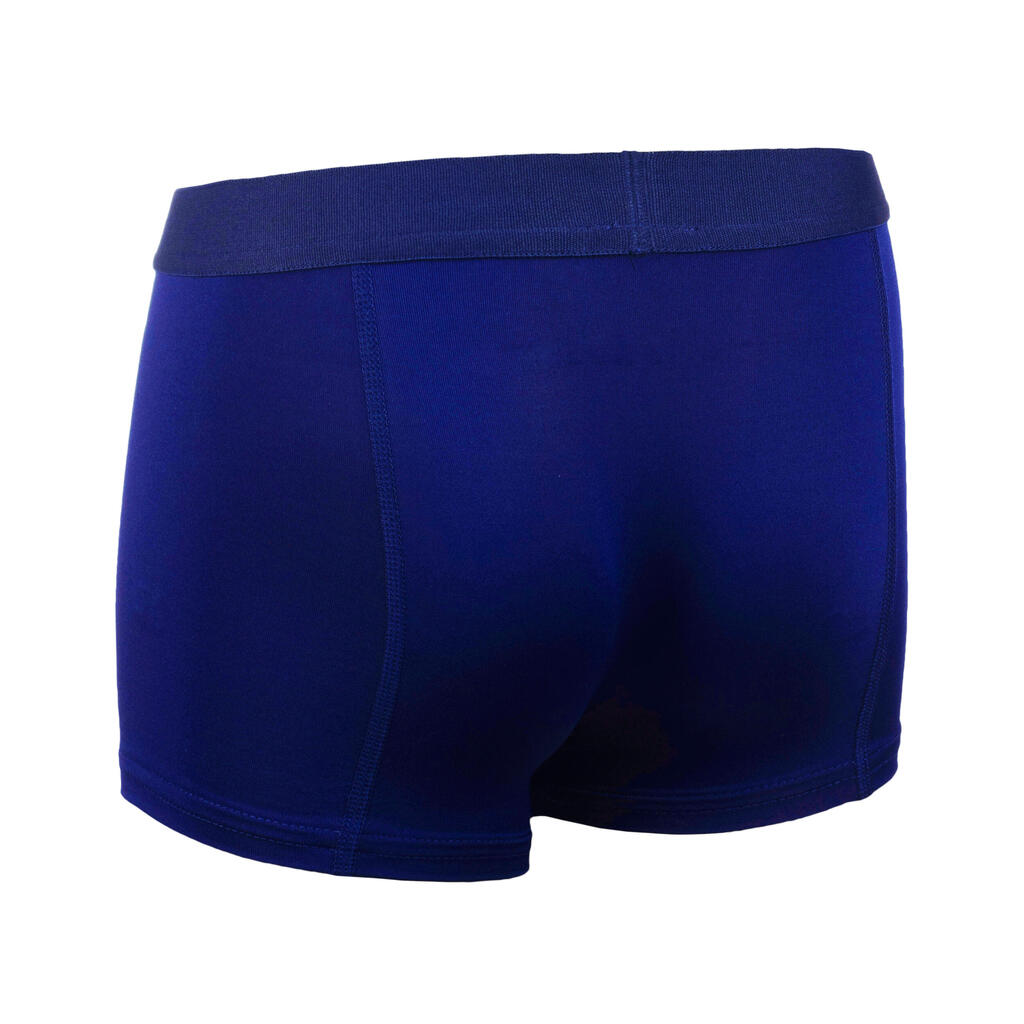 Boxershorts atmungsaktiv AT 500 Laufen Jungen electric blue 