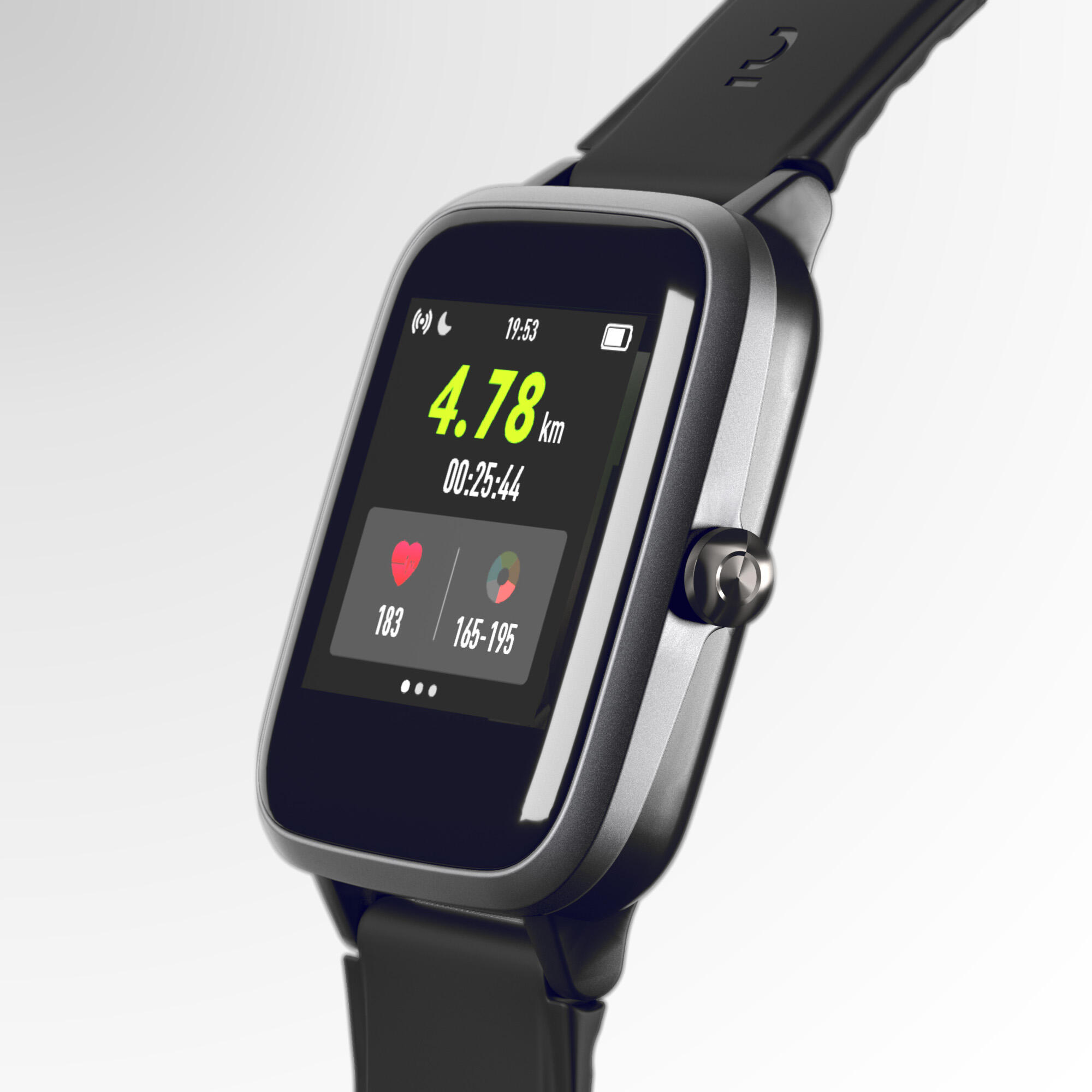 Kalenji CW700 HJR Black smartwatch with cardio function - Decathlon